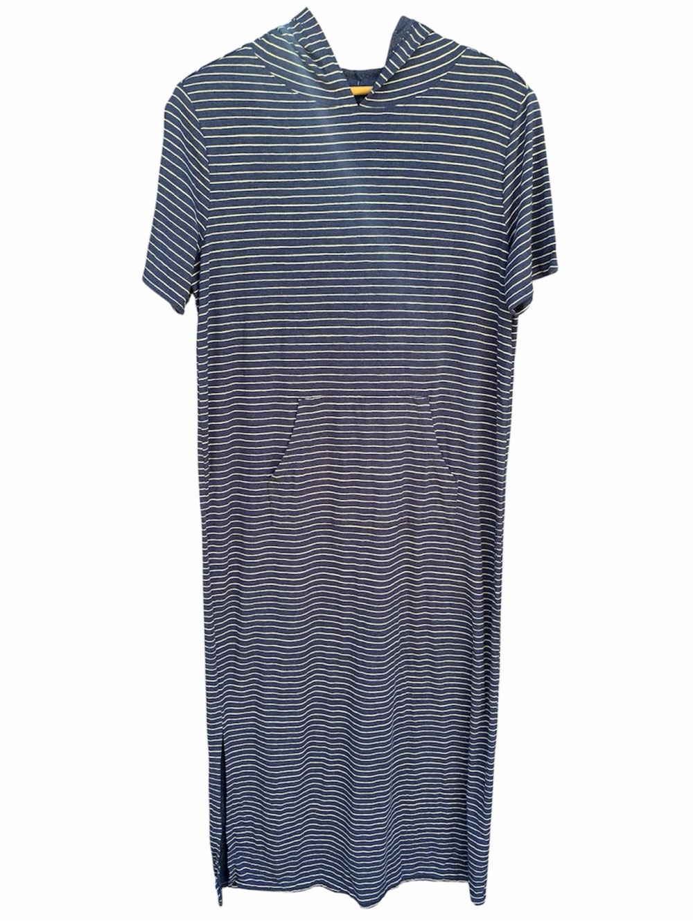 Life Is Good Navy Hooded Knit Dress with Pocket